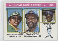 League Leaders - Reggie Jackson, George Scott, John Mayberry