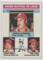 League Leaders - Greg Luzinski, Johnny Bench, Tony Perez