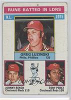 League Leaders - Greg Luzinski, Johnny Bench, Tony Perez [COMC RCR Po…