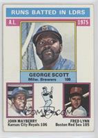 League Leaders - George Scott, John Mayberry, Fred Lynn [Good to VG&#…