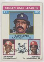 League Leaders - Dave Lopes, Lou Brock, Joe Morgan [Good to VG‑…