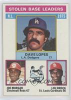 League Leaders - Dave Lopes, Lou Brock, Joe Morgan