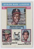 League Leaders - Mickey Rivers, Claudell Washington, Amos Otis [Good to&nb…