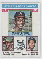 League Leaders - Mickey Rivers, Claudell Washington, Amos Otis [Good to&nb…