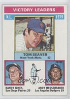 League Leaders - Tom Seaver, Randy Jones, Andy Messersmith [Noted]