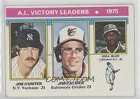 League Leaders - Jim Hunter, Jim Palmer, Vida Blue [Good to VG‑…