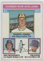 League Leaders - Randy Jones, Tom Seaver, Andy Messersmith