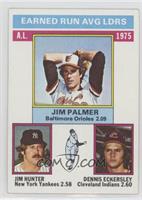 League Leaders - Jim Palmer, Jim Hunter, Dennis Eckersley [Good to VG…