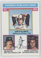 League Leaders - Jim Palmer, Jim Hunter, Dennis Eckersley