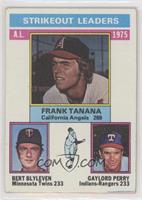 League Leaders - Frank Tanana, Bert Blyleven, Gaylord Perry