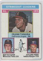 League Leaders - Frank Tanana, Bert Blyleven, Gaylord Perry [Good to …