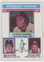 League Leaders - Frank Tanana, Bert Blyleven, Gaylord Perry