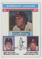 League Leaders - Frank Tanana, Bert Blyleven, Gaylord Perry [Good to …