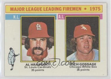 1976 Topps - [Base] #205 - League Leaders - Al Hrabosky, Rich Gossage