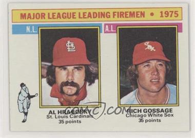 1976 Topps - [Base] #205 - League Leaders - Al Hrabosky, Rich Gossage