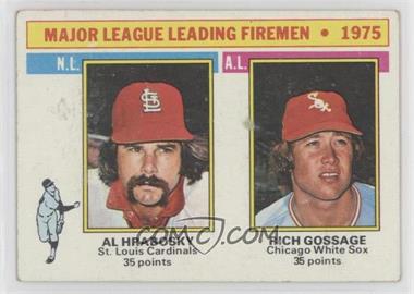 1976 Topps - [Base] #205 - League Leaders - Al Hrabosky, Rich Gossage