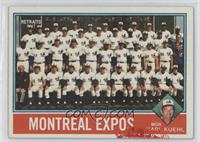 Team Checklist - Montreal Expos Team, Karl Kuehl [COMC RCR Poor]