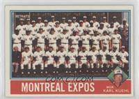 Team Checklist - Montreal Expos Team, Karl Kuehl