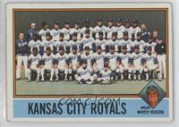 Team Checklist - Kansas City Royals [Good to VG‑EX]