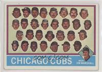 Team Checklist - Chicago Cubs Team, Jim Marshall [Good to VG‑EX]