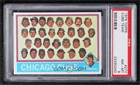 Team Checklist - Chicago Cubs Team, Jim Marshall [PSA 8 NM‑MT]