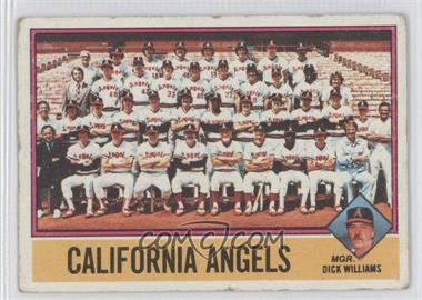 1976 Topps - [Base] #304 - Team Checklist - California Angels, Dick Williams [Good to VG‑EX]