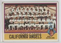 Team Checklist - California Angels, Dick Williams