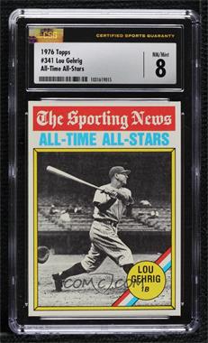 1976 Topps - [Base] #341 - Lou Gehrig [CSG 8 NM/Mint]