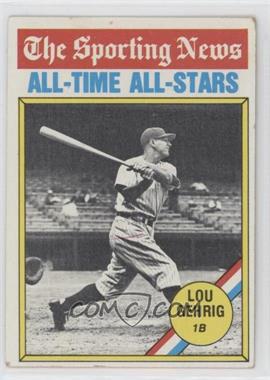 1976 Topps - [Base] #341 - Lou Gehrig