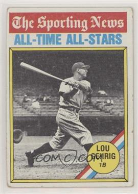 1976 Topps - [Base] #341 - Lou Gehrig