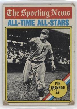 1976 Topps - [Base] #343 - Pie Traynor [Poor to Fair]