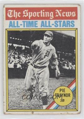 1976 Topps - [Base] #343 - Pie Traynor [Poor to Fair]