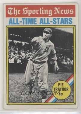 1976 Topps - [Base] #343 - Pie Traynor