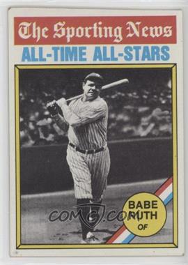 1976 Topps - [Base] #345 - Babe Ruth [Good to VG‑EX]