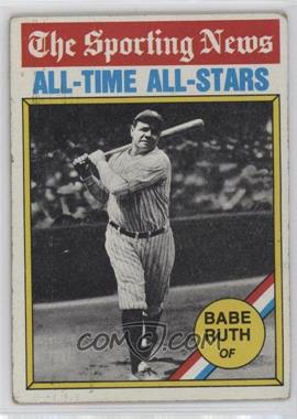1976 Topps - [Base] #345 - Babe Ruth [Good to VG‑EX]