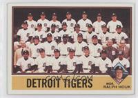 Team Checklist - Detroit Tigers Team, Ralph Houk