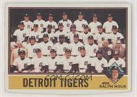 Team Checklist - Detroit Tigers Team, Ralph Houk [Altered]