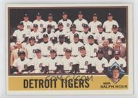 Team Checklist - Detroit Tigers Team, Ralph Houk