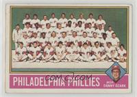 Team Checklist - Philadelphia Phillies, Danny Ozark [Good to VG‑…