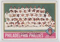 Team Checklist - Philadelphia Phillies, Danny Ozark [Good to VG‑…