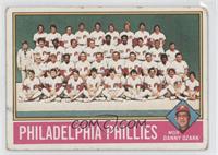 Team Checklist - Philadelphia Phillies, Danny Ozark [Good to VG‑…