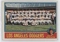 Team Checklist - Los Angeles Dodgers Team, Walt Alston [Good to VG…