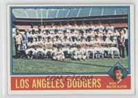 Team Checklist - Los Angeles Dodgers Team, Walt Alston [Poor to Fair]