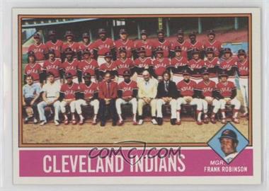 1976 Topps - [Base] #477 - Team Checklist - Cleveland Indians, Frank Robinson