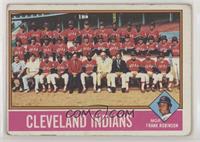 Team Checklist - Cleveland Indians, Frank Robinson [Poor to Fair]