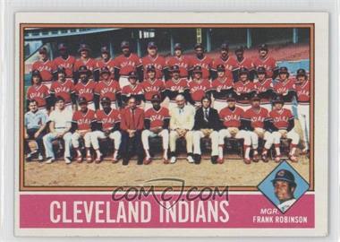 1976 Topps - [Base] #477 - Team Checklist - Cleveland Indians, Frank Robinson