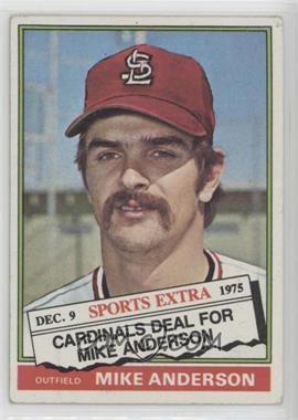 1976 Topps - [Base] #527T - Traded - Mike Anderson [Good to VG‑EX]
