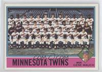 Team Checklist - Minnesota Twins, Gene Mauch