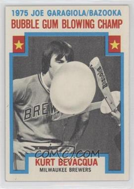 1976 Topps - [Base] #564 - Bubble Gum Blowing Champ - Kurt Bevacqua