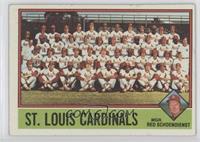 Team Checklist - St. Louis Cardinals, Red Schoendienst [Poor to Fair]